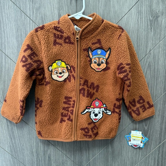 Paw Patrol Other - Paw Patrol Brown Fleece Jacket